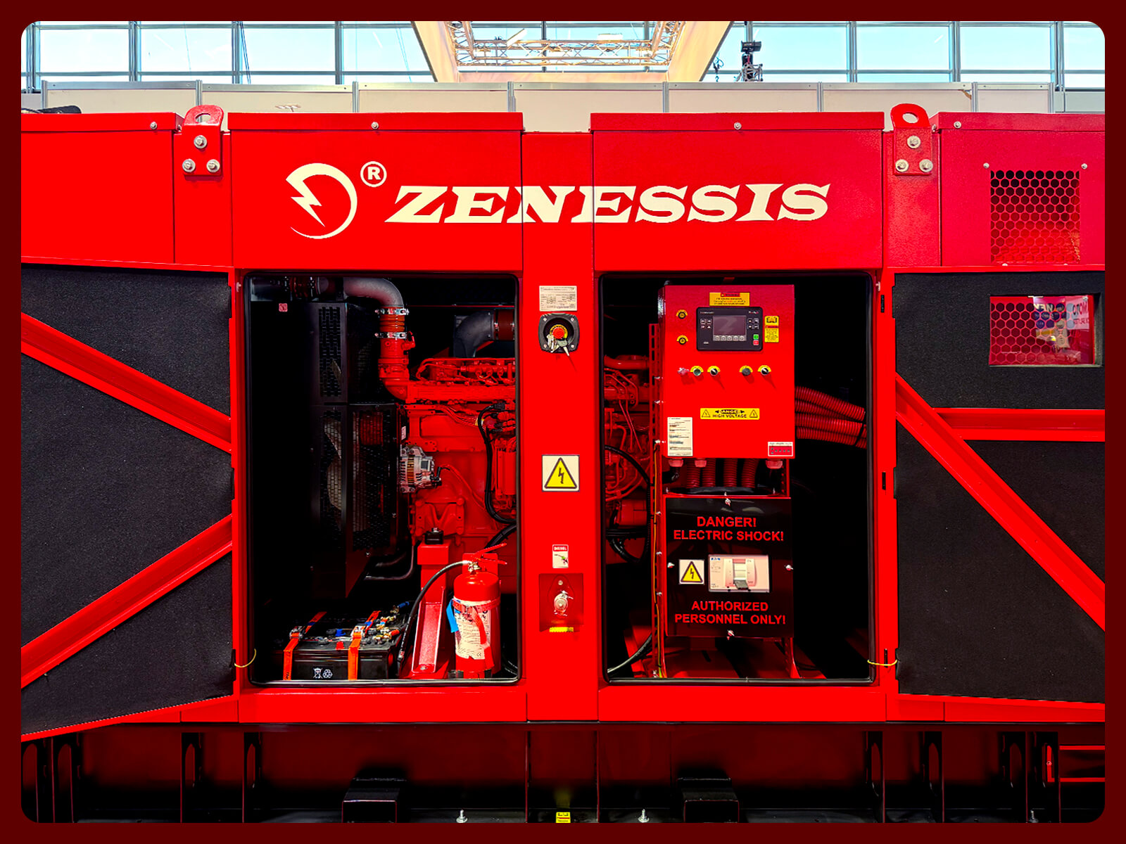 Zenessis generator with scania engine